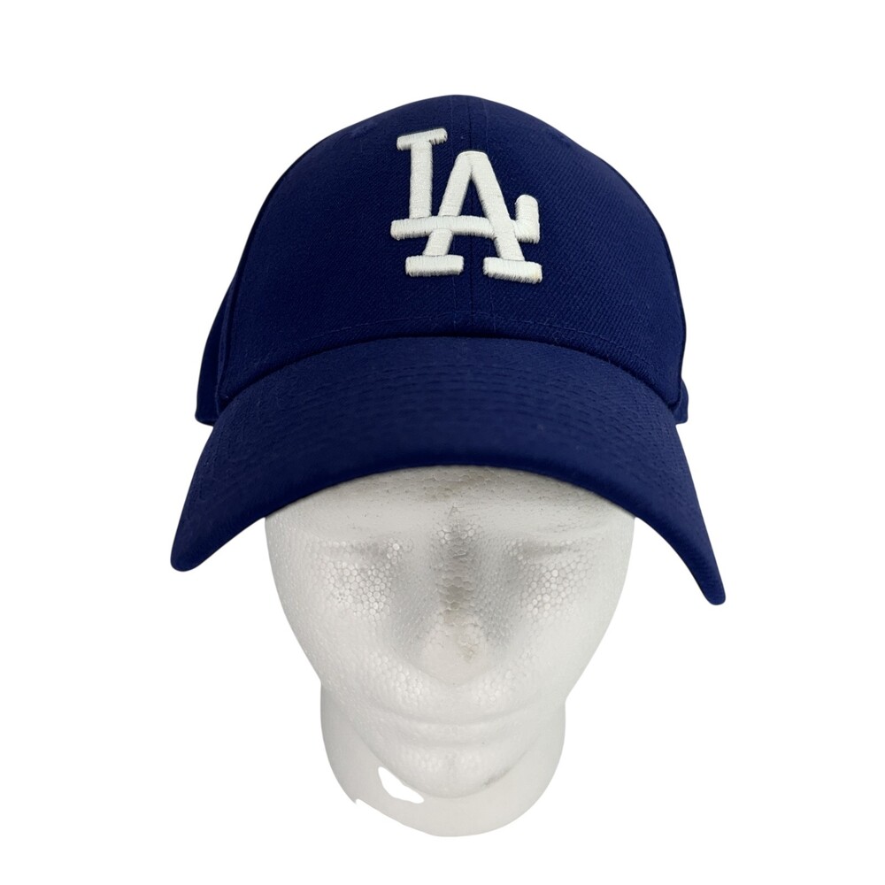 Los Angeles Dodgers Hat Cap Strap Back MLB Baseball Blue White New Era Mens